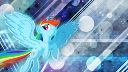 Size: 2560x1440 | Tagged: safe, artist:game-beatx14, artist:utahraptorz-poniez, rainbow dash, alicorn, pony, g4, alicornified, female, race swap, rainbowcorn, solo, wallpaper