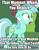 Size: 419x544 | Tagged: safe, edit, edited screencap, screencap, lyra heartstrings, pony, derpibooru, g4, adventure in the comments, caption, female, image macro, meghan mccarthy, sabrina alberghetti, solo, surprised, tara strong, text