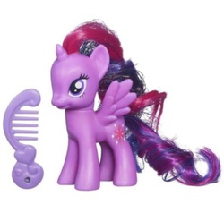 Size: 809x770 | Tagged: safe, twilight sparkle, alicorn, pony, g4, brushable, comb, female, mare, rainbow power, toy, twilight sparkle (alicorn)