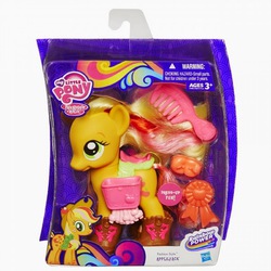 Size: 600x600 | Tagged: safe, applejack, earth pony, pony, g4, official, brushable, fashion style, female, packaging, rainbow power, solo, toy