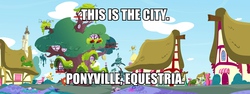 Size: 3652x1370 | Tagged: safe, screencap, g4, golden oaks library, image macro, meme, ponyville