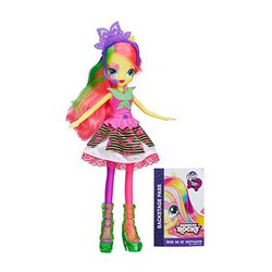 Size: 400x400 | Tagged: safe, fluttershy, equestria girls, g4, my little pony equestria girls: rainbow rocks, official, boots, clothes, doll, female, neon rainbow rocks, skirt, solo, toy