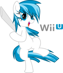 Size: 3235x3728 | Tagged: safe, artist:overdriv3n, pony, console ponies, high res, my little console, ponified, solo, wii u