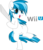 Size: 3235x3728 | Tagged: safe, artist:overdriv3n, pony, console ponies, high res, my little console, ponified, solo, wii u