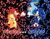 Size: 3311x2550 | Tagged: safe, artist:lightdegel, applejack, rainbow dash, g4, crossover, high res, knuckles the echidna, male, power, rivalry, sonic the hedgehog, sonic the hedgehog (series), sonic x, speed