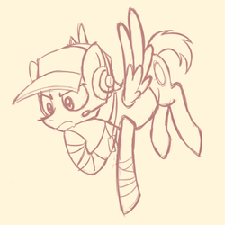 Size: 1000x1000 | Tagged: safe, artist:tina-chan, pony, ponified, scout (tf2), solo, team fortress 2