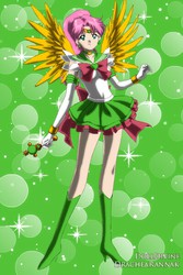 Size: 400x600 | Tagged: safe, artist:drachearannak-fc, fluttershy, human, g4, base used, crossover, cute, female, humanized, moe, sailor moon (series), sailor senshi, solo, updated