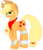 Size: 832x960 | Tagged: safe, artist:lorddegrawr, applejack, g4, bandage, bandana, clothes, crossed hooves, female, scarf, simple background, solo, transparent background, unshorn fetlocks