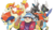 Size: 500x275 | Tagged: artist needed, safe, twilight sparkle, blitzle, keldeo, ponyta, rapidash, zebstrika, g4, barely pony related, brony, fedora, hat, hiker, pokémon