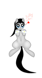 Size: 2000x3700 | Tagged: safe, artist:thepianistmare, oc, oc only, oc:klavinova, bellyrubs, high res, simple background, solo, transparent background