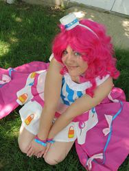 Size: 720x960 | Tagged: safe, artist:electricplum, pinkie pie, human, g4, cosplay, irl, irl human, photo, solo