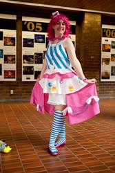 Size: 640x960 | Tagged: safe, artist:electricplum, pinkie pie, human, g4, cosplay, irl, irl human, photo, solo