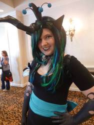 Size: 540x720 | Tagged: safe, artist:rhapsocosplay, queen chrysalis, human, g4, cosplay, irl, irl human, photo, solo