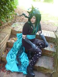 Size: 540x720 | Tagged: safe, artist:rhapsocosplay, queen chrysalis, human, g4, cosplay, irl, irl human, photo, solo