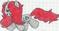 Size: 924x497 | Tagged: safe, artist:blanquiwiis, pokémon, ponified, silver, solo, traditional art