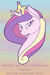 Size: 1280x1920 | Tagged: safe, artist:guymelefs, princess cadance, g4, female, mouthpiece, solo, subversive kawaii