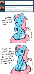 Size: 662x1422 | Tagged: safe, artist:chinad011, lotus blossom, ask spa ponies, g4, ask, comic, female, solo, tumblr