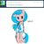 Size: 639x637 | Tagged: safe, artist:chinad011, aloe, ask spa ponies, g4, ask, clothes, female, solo, tumblr