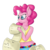 Size: 4000x4000 | Tagged: source needed, safe, artist:lisa400, pinkie pie, human, anthro, g4, pinkie pride, belly button, checklist, chores, clothes, female, frown, midriff, parchment, scene interpretation, solo, tank top