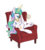 Size: 846x944 | Tagged: dead source, safe, artist:spaerk, princess celestia, alicorn, pony, g4, best pony, chair, coffee mug, crossed legs, female, glowing horn, horn, leaning back, levitation, looking at you, magic, mare, mug, simple background, sitting, smug, solo, telekinesis, transparent background, underhoof