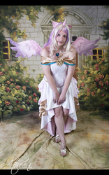 Size: 800x1280 | Tagged: safe, artist:ahteeni, princess cadance, human, g4, cosplay, irl, irl human, photo, solo