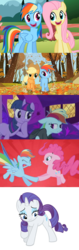 Size: 427x1347 | Tagged: safe, applejack, fluttershy, pinkie pie, rainbow dash, rarity, twilight sparkle, g4, female, lesbian, mane six, rainbow dash gets all the mares, ship:appledash, ship:flutterdash, ship:pinkiedash, ship:twidash, shipping