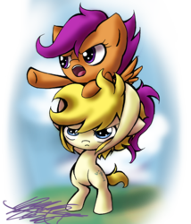 Size: 984x1150 | Tagged: safe, artist:midnameowfries, scootaloo, g4, crossover, link, ponified, the legend of zelda