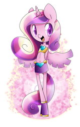 Size: 800x1256 | Tagged: safe, artist:pegasisters82, princess cadance, anthro, g4, female, solo