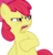 Size: 850x892 | Tagged: safe, apple bloom, g4, disgusted, ew gay, female, frown, glare, meme, open mouth, simple background, solo, transparent background, vector