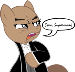 Size: 350x335 | Tagged: safe, earth pony, pony, antagonist, crossover, dc comics, ew gay, lex luthor, male, ponified, simple background, solo, stallion, superman, supervillain, transparent background