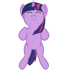 Size: 500x500 | Tagged: safe, artist:karmadash, twilight sparkle, pony, g4, baby, baby pony, belly button, bellyrubs, female, solo