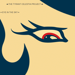 Size: 953x953 | Tagged: safe, artist:kaasknaller, princess celestia, alicorn, pony, g4, eye, eye in the sky, female, hipgnosis, mare, music, parody, ponified, ponified album cover, the alan parsons project