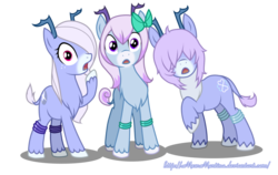 Size: 1125x709 | Tagged: safe, artist:churobu, oc, oc only, oc:moon sparkle, original species, unideer, freckles, surprised