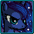 Size: 50x50 | Tagged: safe, artist:pix3m, princess luna, g4, female, icon, pixel art, solo