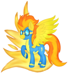 Size: 862x926 | Tagged: safe, artist:exori, spitfire, g4, female, solo, wonderbolts, wonderbolts uniform