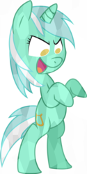 Size: 633x1262 | Tagged: safe, artist:necro1337, lyra heartstrings, pony, unicorn, g4, bipedal, crystallized, female, mare, solo