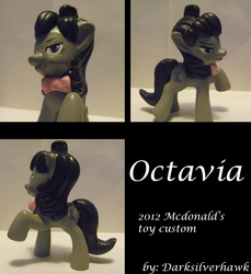 Size: 1800x1963 | Tagged: safe, artist:darksilverhawk, octavia melody, g4, customized toy, irl, photo, toy