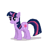 Size: 150x150 | Tagged: safe, artist:tomdantherock, twilight sparkle, g4, animated, female, floppy ears, pawing the ground, solo