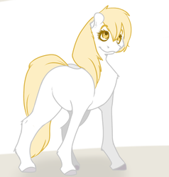 Size: 1240x1300 | Tagged: safe, artist:blah-blah-turner, oc, oc only, oc:follie, earth pony, pony, commission, female, solo, white coat