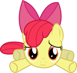 Size: 900x853 | Tagged: safe, artist:racefox, apple bloom, g4, female, simple background, solo, transparent background, vector