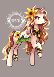 Size: 2520x3564 | Tagged: safe, artist:fairygb, oc, oc only, oc:sunshine, high res, solo