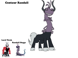 Size: 1888x1408 | Tagged: safe, lord tirek, g4, crossover, fusion, monsters inc., op is a duck, randall (monsters inc.)