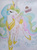 Size: 1512x2037 | Tagged: safe, artist:lockhe4rt, princess celestia, alicorn, pony, g4, cake, cakelestia, cloud, cloudy, female, solo, traditional art