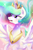 Size: 600x900 | Tagged: safe, artist:sion-ara, princess celestia, g4, crying, female, solo, spread wings