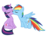 Size: 826x712 | Tagged: safe, artist:mlpmare-to-mare, rainbow dash, twilight sparkle, pegasus, pony, unicorn, g4, base used, duo, female, kiss on the lips, kissing, lesbian, mare, ship:twidash, shipping, simple background, transparent background, unicorn twilight