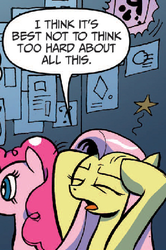 Size: 314x472 | Tagged: safe, idw, official comic, fluttershy, g4, spoiler:comic, spoiler:comic19