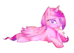 Size: 700x500 | Tagged: safe, artist:kaji-tanii, princess cadance, alicorn, pony, g4, female, mare, simple background, solo, transparent background, wet mane