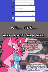 Size: 1288x1928 | Tagged: safe, artist:somescrub, maud pie, pinkie pie, earth pony, anthro, ask nudist sweetie belle, hugtastic pinkie pie, g4, el boulder, leotard, wrestling