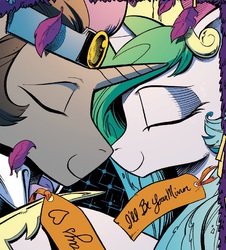 Size: 884x976 | Tagged: safe, artist:andypriceart, idw, king sombra, princess celestia, alicorn, pony, unicorn, g4, reflections, spoiler:comic, spoiler:comic19, always, andy price is trying to murder us, andy you magnificent bastard, boop, cropped, cute, cutelestia, embrace, eyes closed, female, good king sombra, male, mare, noseboop, nuzzling, ship:celestibra, shipping, smiling, sombradorable, song reference, stallion, still a better love story than twilight, straight, sweet dreams fuel, tanabata, the velvet underground, the velvet underground & nico