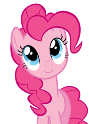 Size: 2862x4000 | Tagged: safe, artist:orschmann, pinkie pie, g4, cute, diapinkes, female, simple background, smiling, solo, transparent background, vector